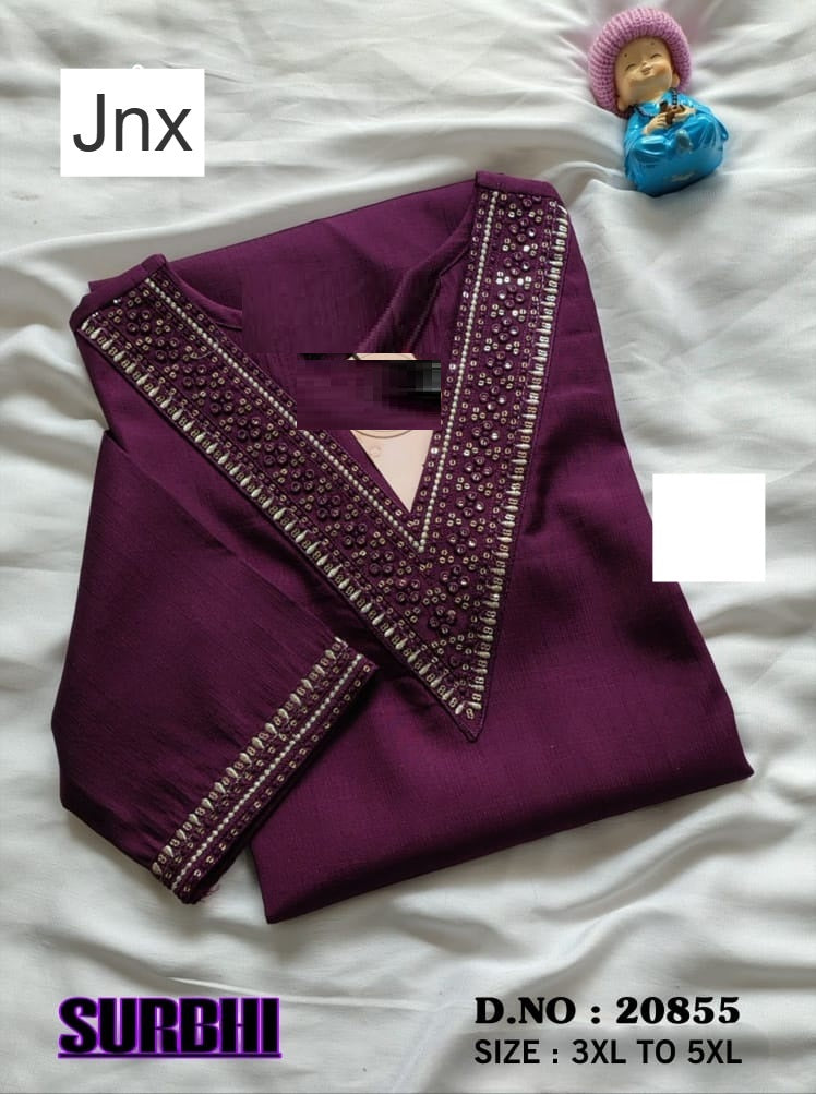 Surbhi 030126 Jnx Vertican Plus Size Kurtis Supplier Gujarat
