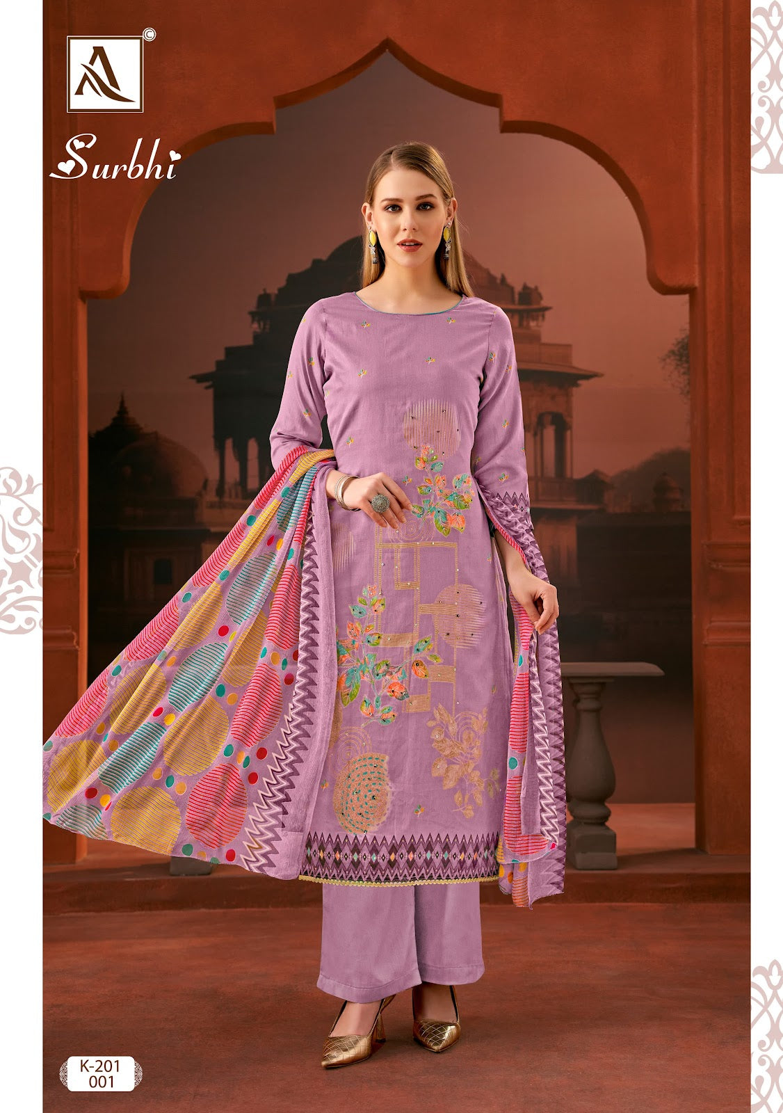 Surbhi Alok Pure Zam Karachi Salwar Suits Wholesale Price