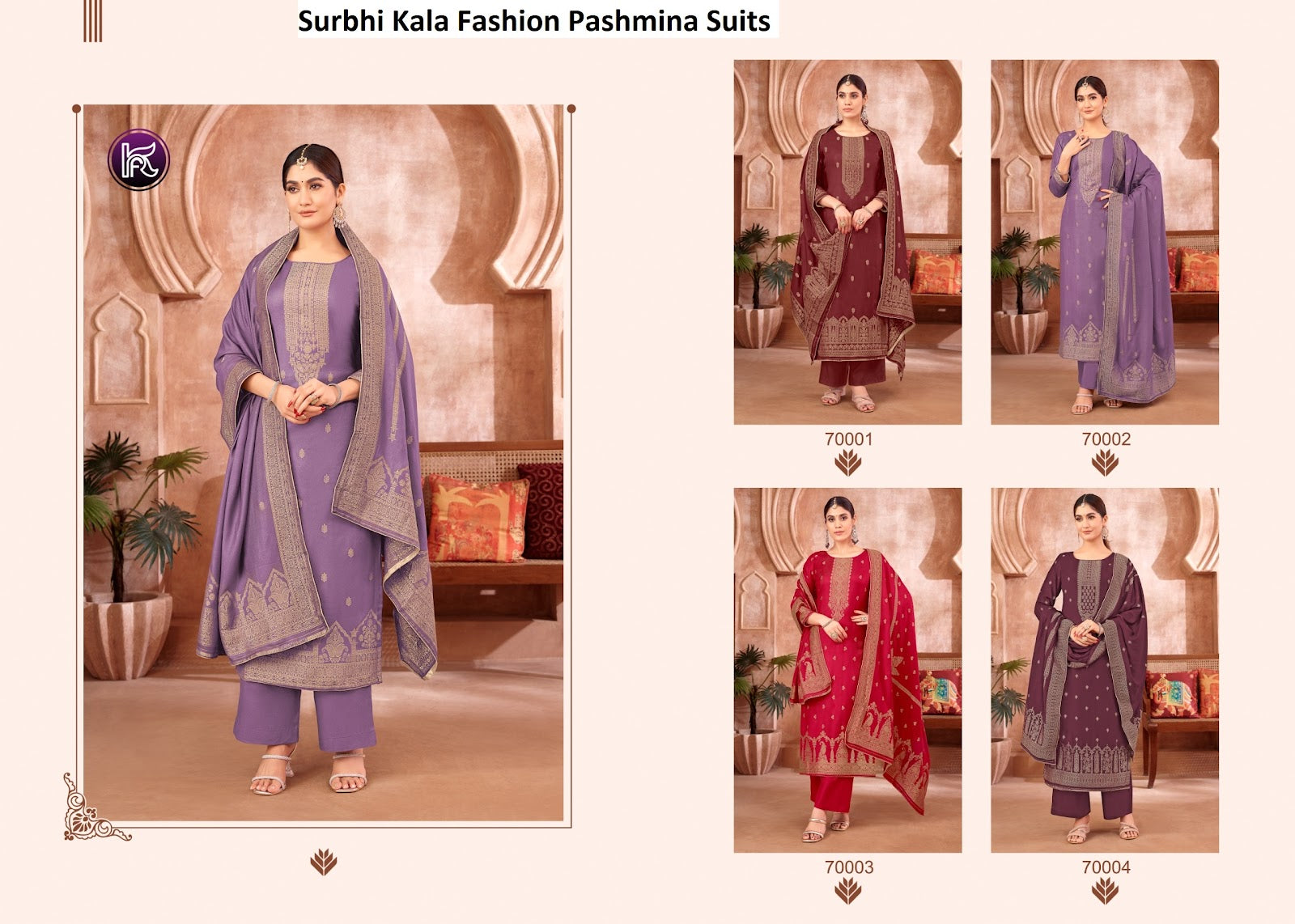 Surbhi Kala Fashion Pashmina Suits Exporter India