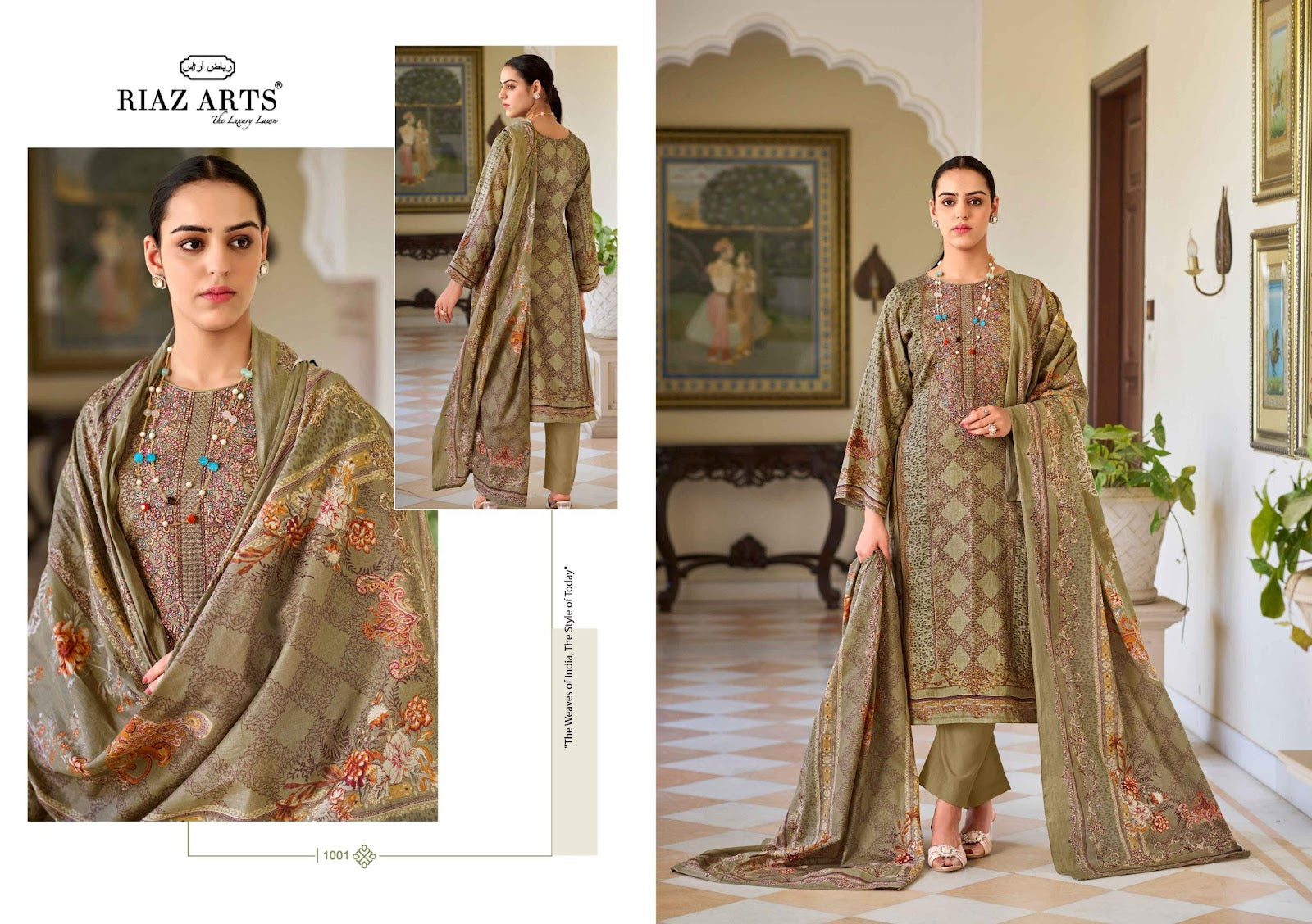Surbhi Riaz Art Lawn Karachi Salwar Suits Exporter Gujarat