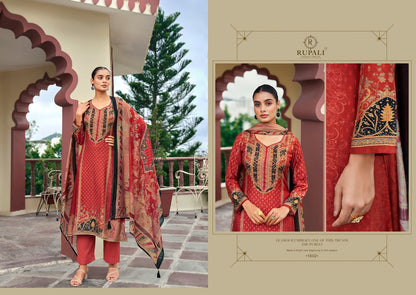 Surbhi Rupali Muslin Pant Style Suits Manufacturer India