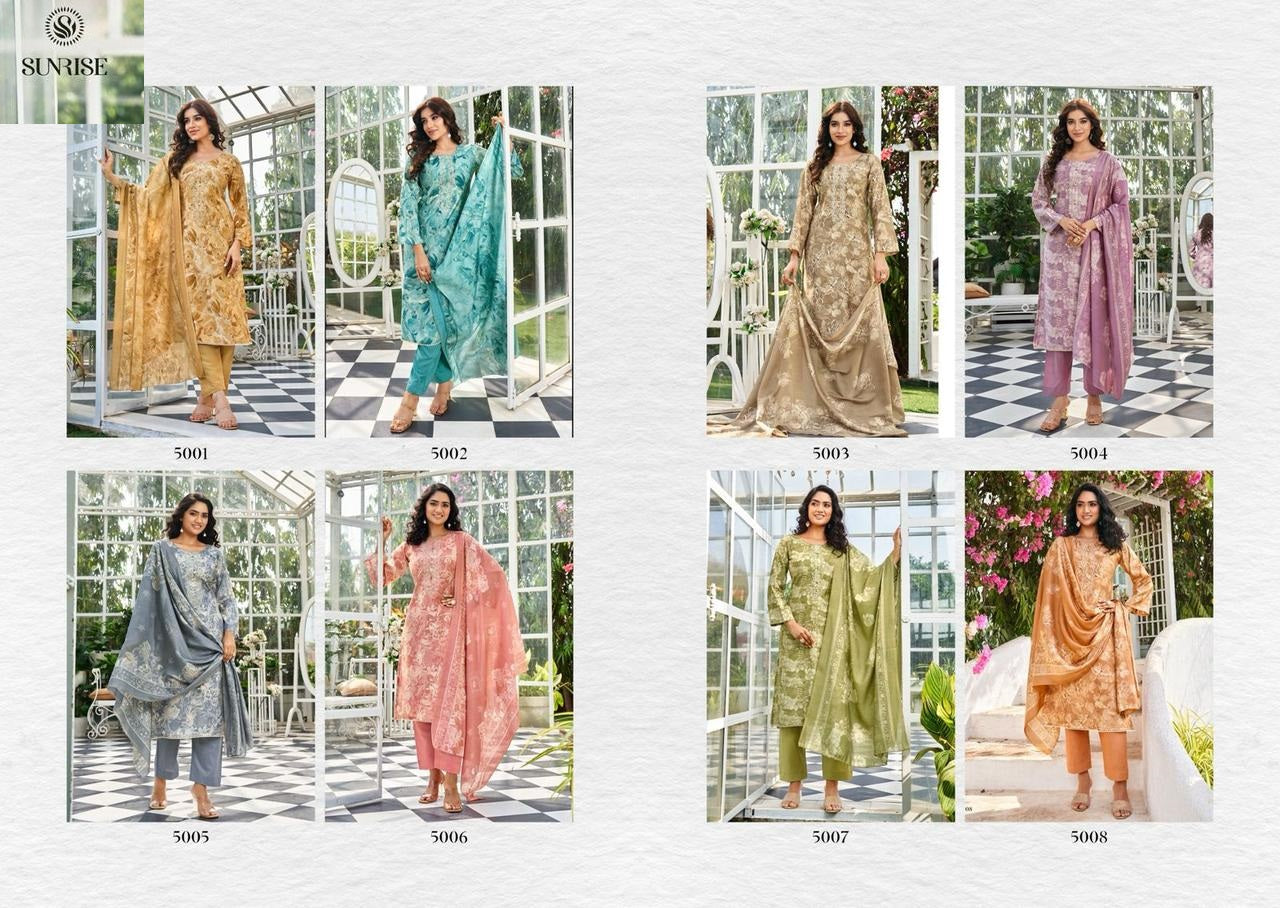 Surbhi Silk Vol 5 Sunrise Modal Silk Pant Style Suits Wholesale Rate