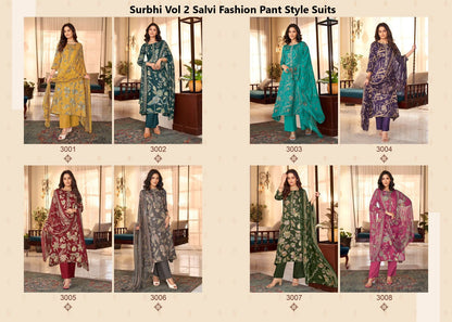 Surbhi Vol 2 Salvi Fashion Jam Silk Pant Style Suits Wholesaler India