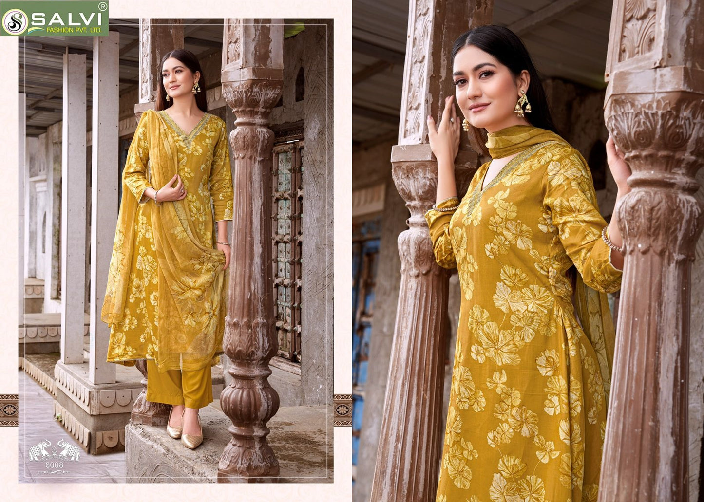 Surbhi Vol 6 Salvi Fashion Jam Silk Pant Style Suits Wholesale Price