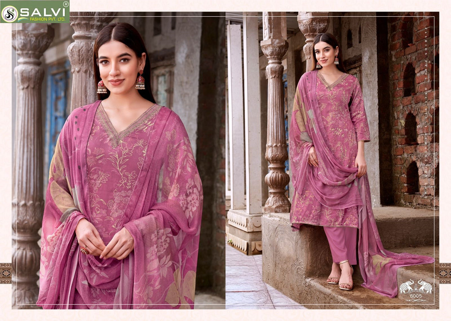 Surbhi Vol 6 Salvi Fashion Jam Silk Pant Style Suits Wholesale Price