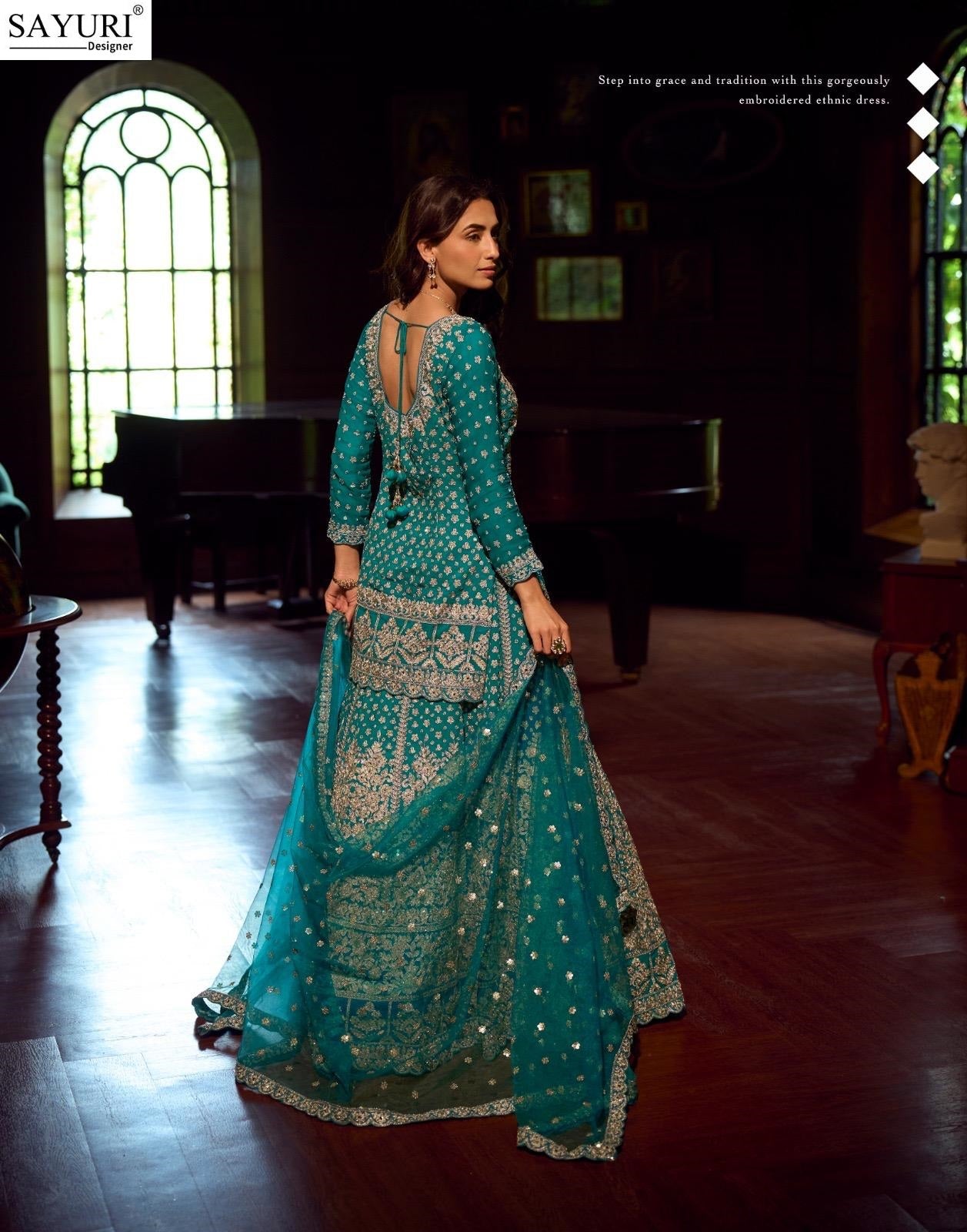 Sureena Sayuri Georgette Readymade Suits Supplier India