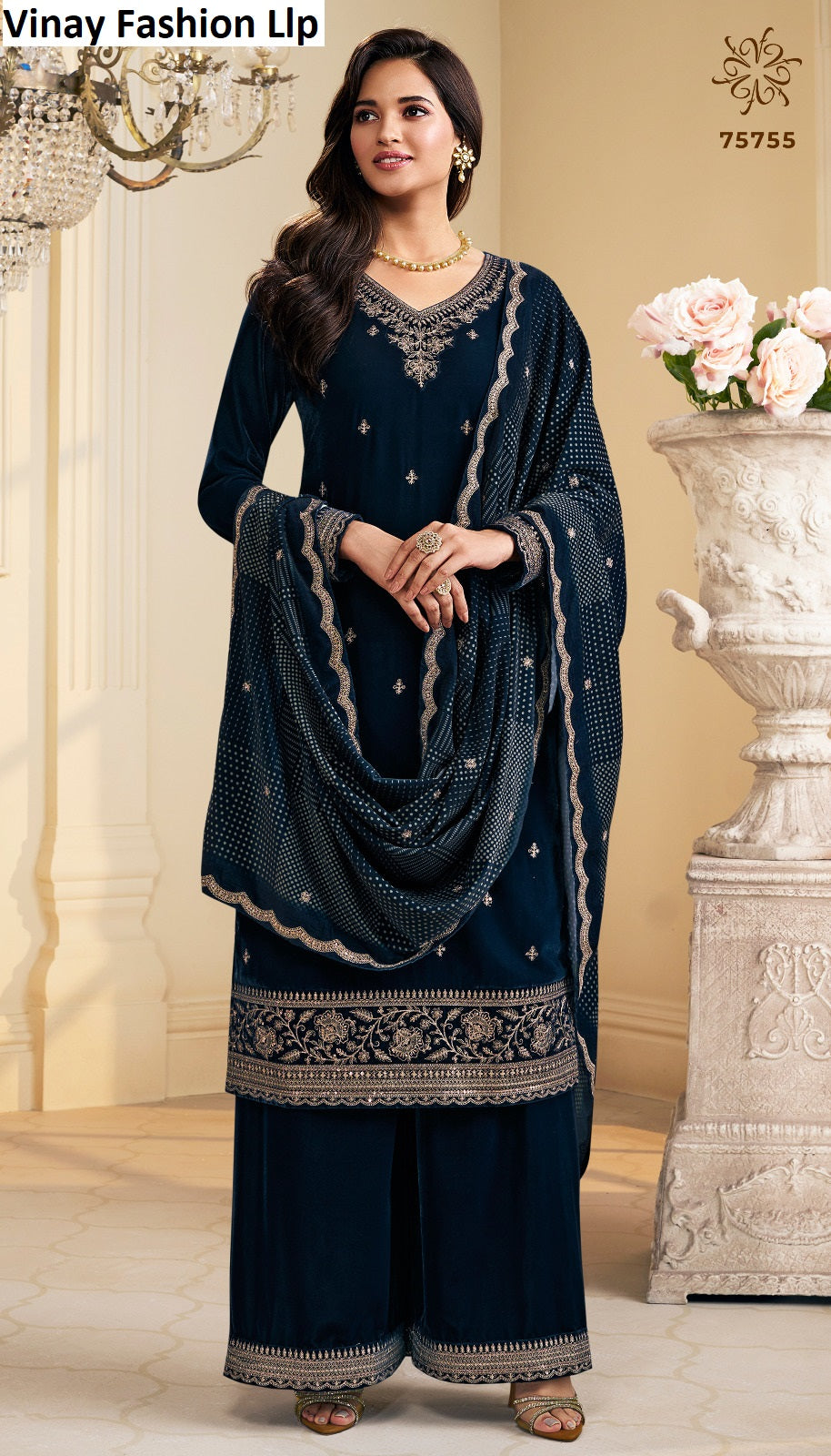 Suri Kuleesh Vinay Fashion Llp Velvet Suits Manufacturer