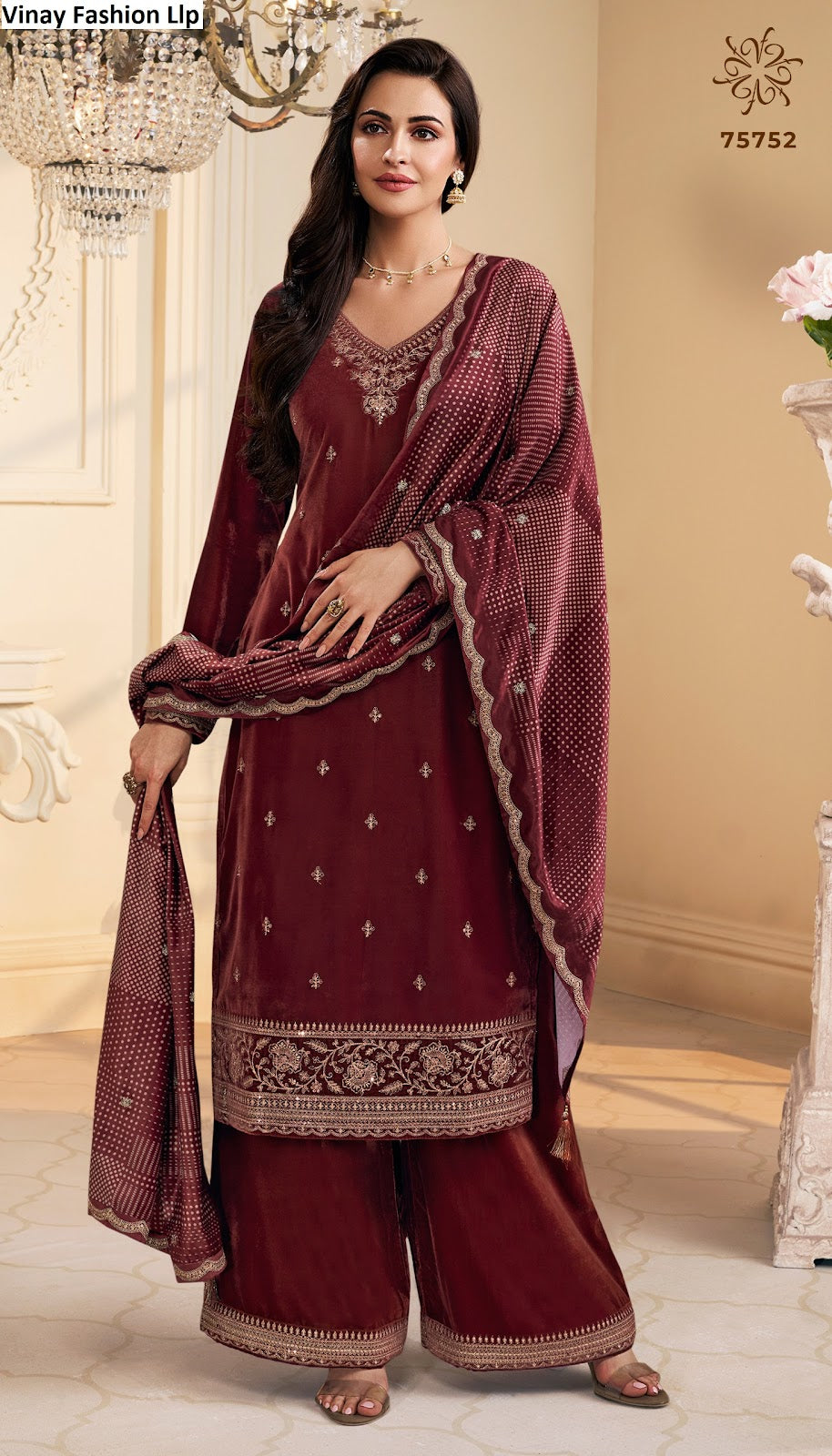 Suri Kuleesh Vinay Fashion Llp Velvet Suits Manufacturer