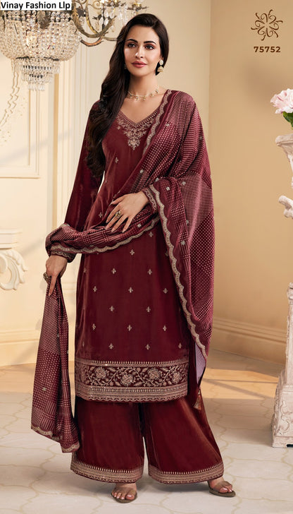 Suri Kuleesh Vinay Fashion Llp Velvet Suits Manufacturer