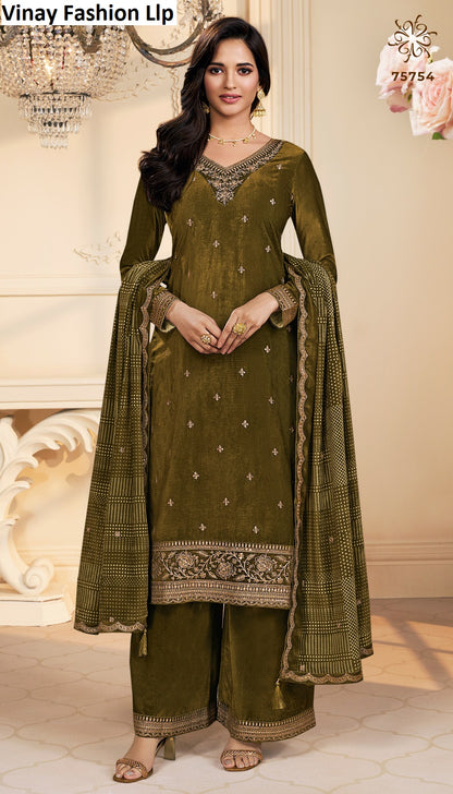 Suri Kuleesh Vinay Fashion Llp Velvet Suits Manufacturer