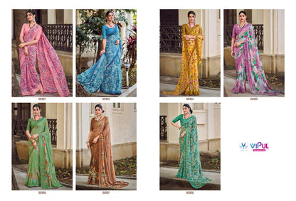 Surilee Vipul Georgette Sarees Exporter India