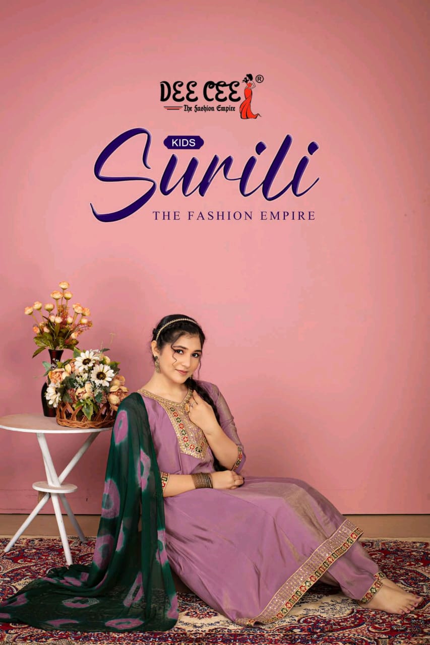 Surili Anarkali Deecee Girls Readymade Pant Suits Wholesale Price