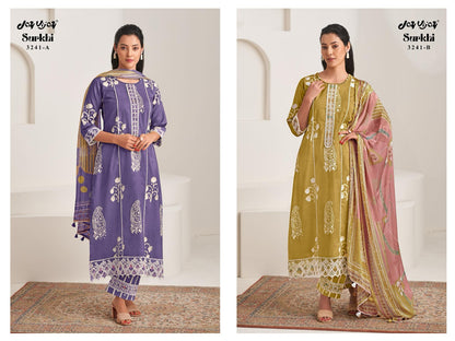 Surkhi Jay Vijay Cotton Pant Style Suits Supplier India