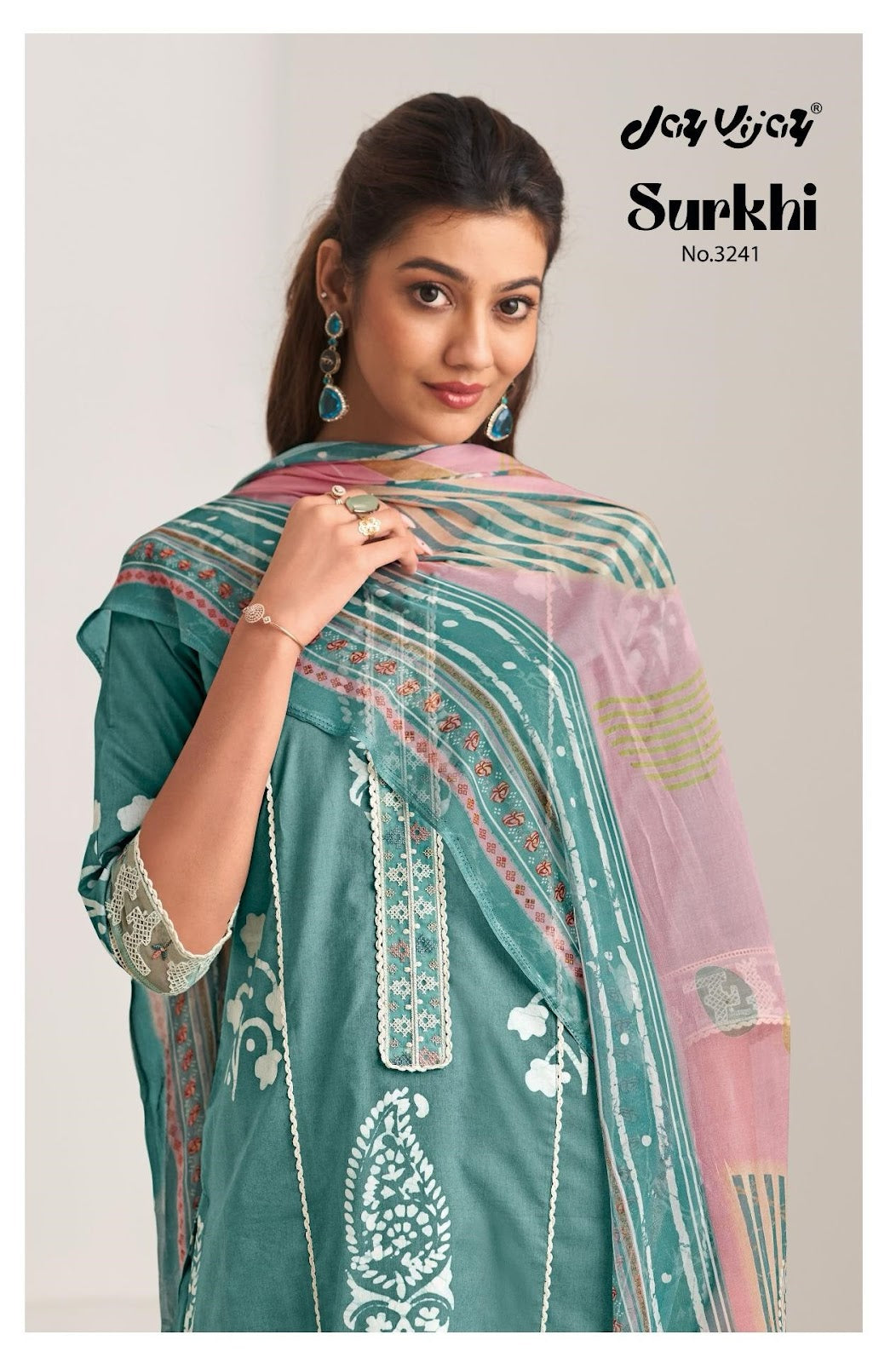 Surkhi Jay Vijay Cotton Pant Style Suits Supplier India