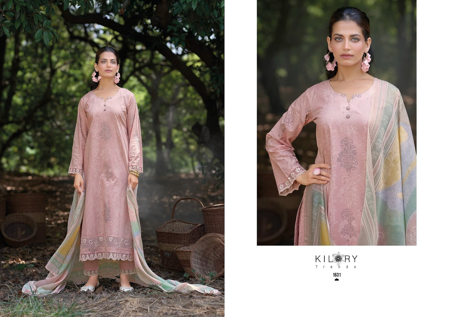 Surkhi Kilory Pure Lawn Pant Style Suits Exporter India