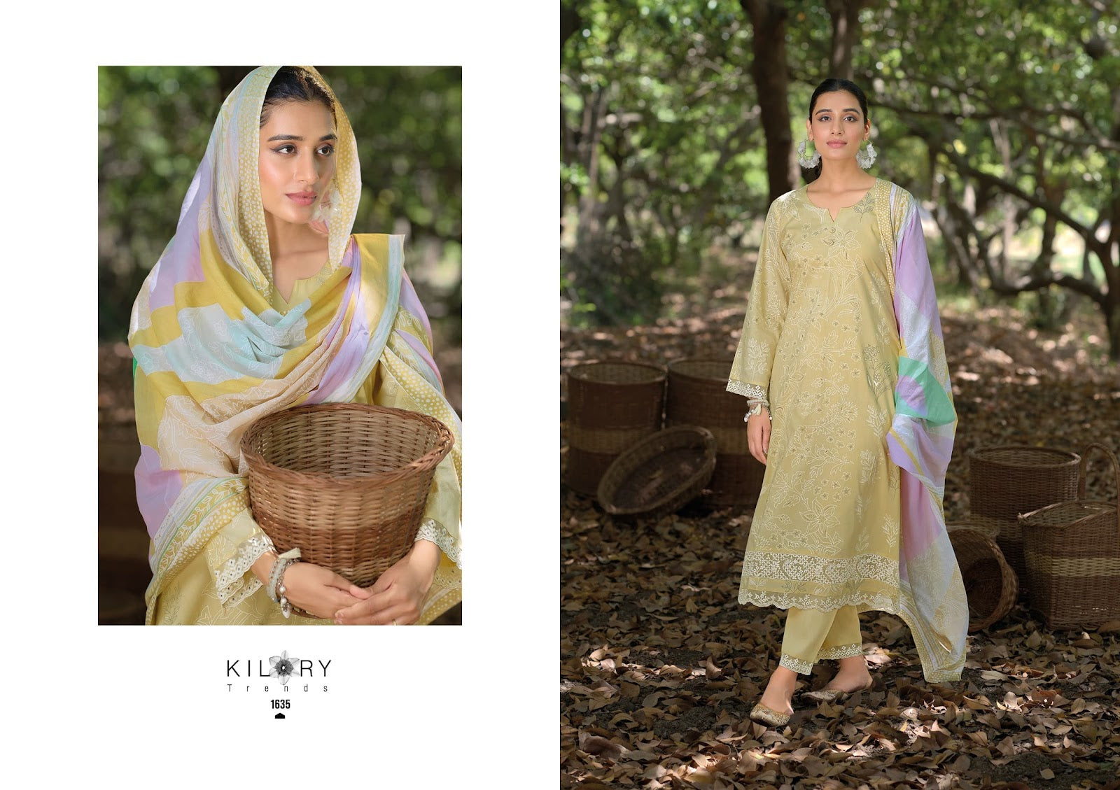 Surkhi Kilory Pure Lawn Pant Style Suits Exporter India