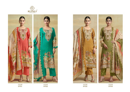 Surkhi Rupali Viscose Muslin Pant Style Suits Supplier Gujarat