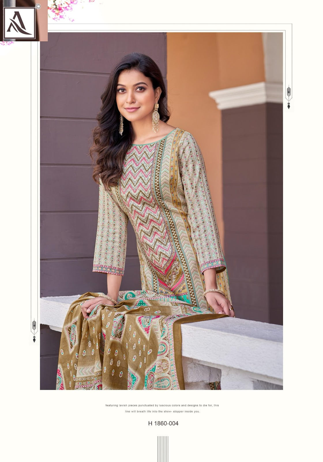 Surmai Alok Pure Zam Karachi Salwar Suits Wholesale Price