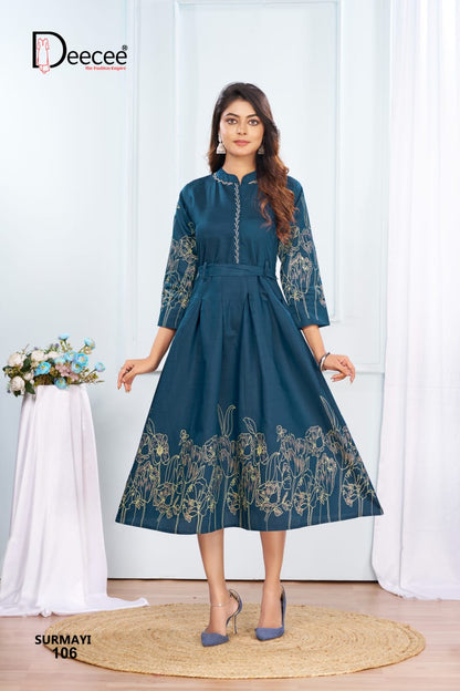Surmayi Deecee Vatican Anarkali Kurtis Manufacturer India