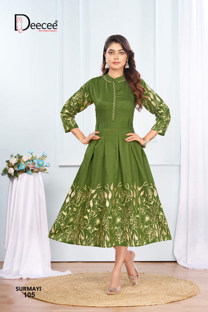 Surmayi Deecee Vatican Anarkali Kurtis Manufacturer India