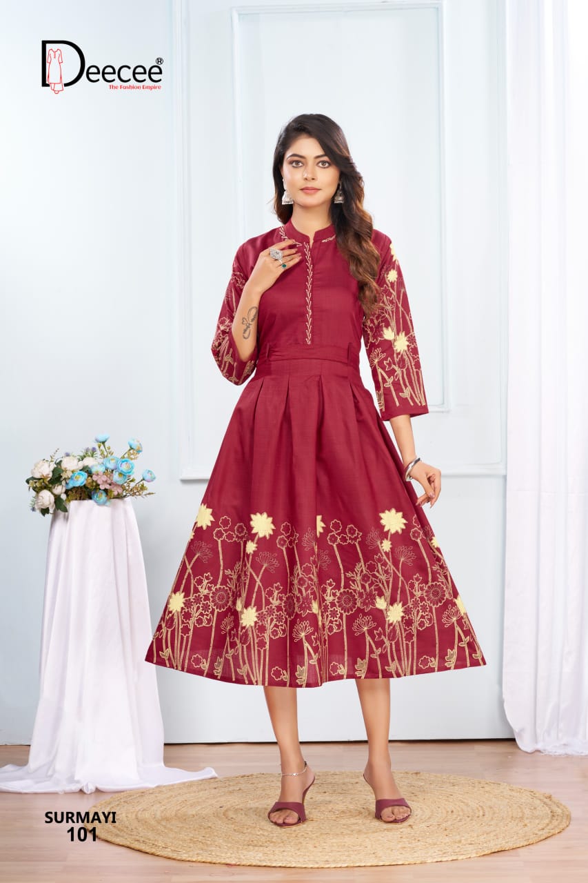 Surmayi Deecee Vatican Anarkali Kurtis Manufacturer India