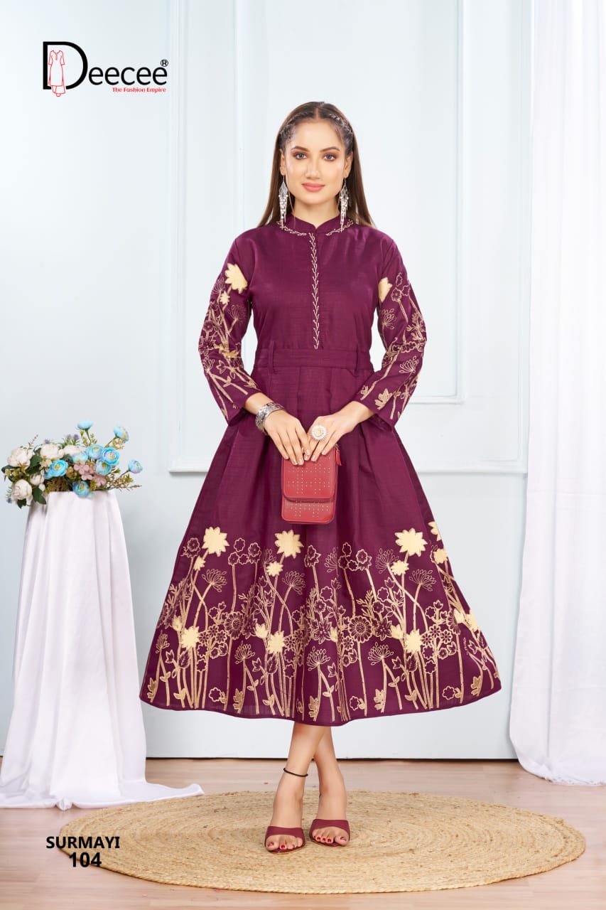 Surmayi Deecee Vatican Anarkali Kurtis Manufacturer India