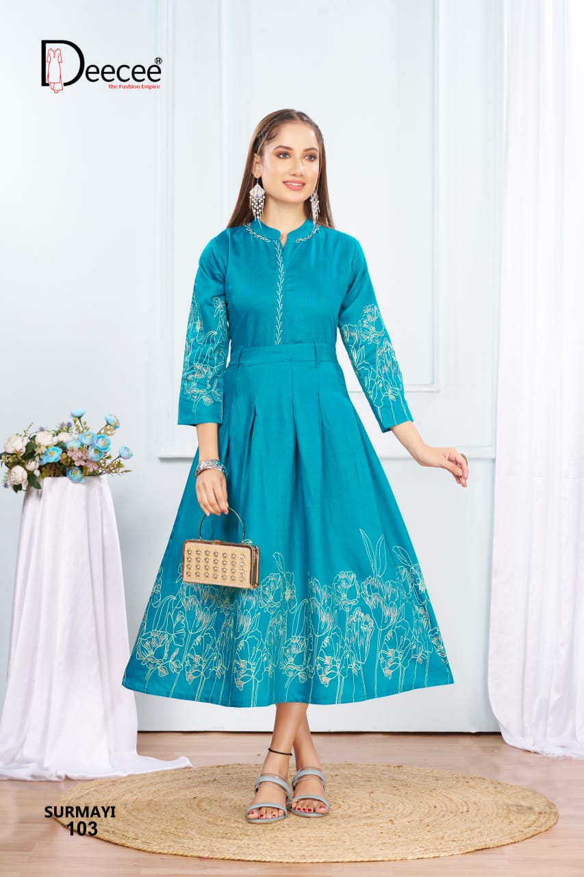 Surmayi Deecee Vatican Anarkali Kurtis Manufacturer India