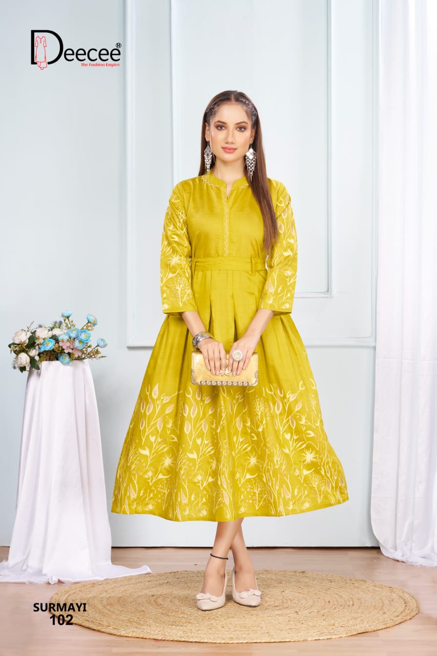 Surmayi Deecee Vatican Anarkali Kurtis Manufacturer India