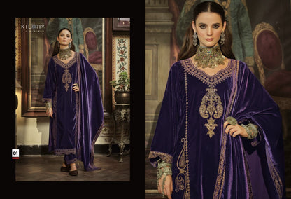 Surmayi Kilory Velvet Suits Exporter