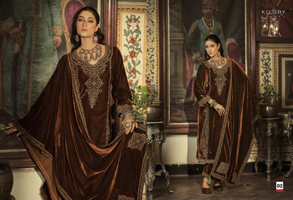 Surmayi Kilory Velvet Suits Exporter