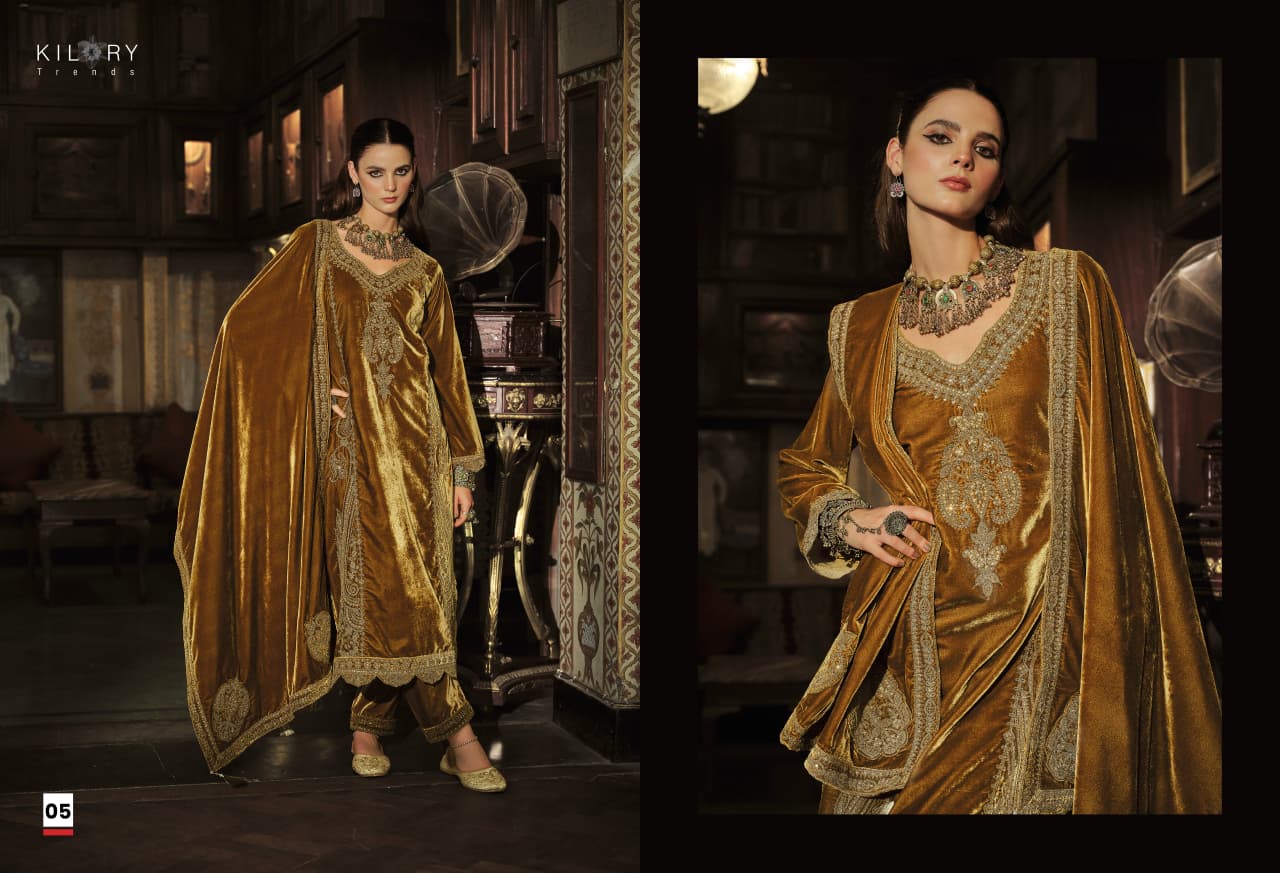 Surmayi Kilory Velvet Suits Exporter