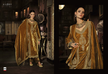 Surmayi Kilory Velvet Suits Exporter