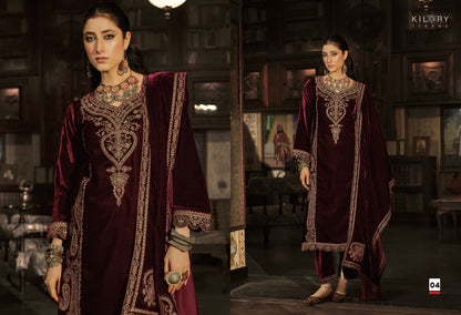Surmayi Kilory Velvet Suits Exporter