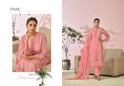 Surnaya Simar Pure Lawn Pant Style Suits Supplier Gujarat