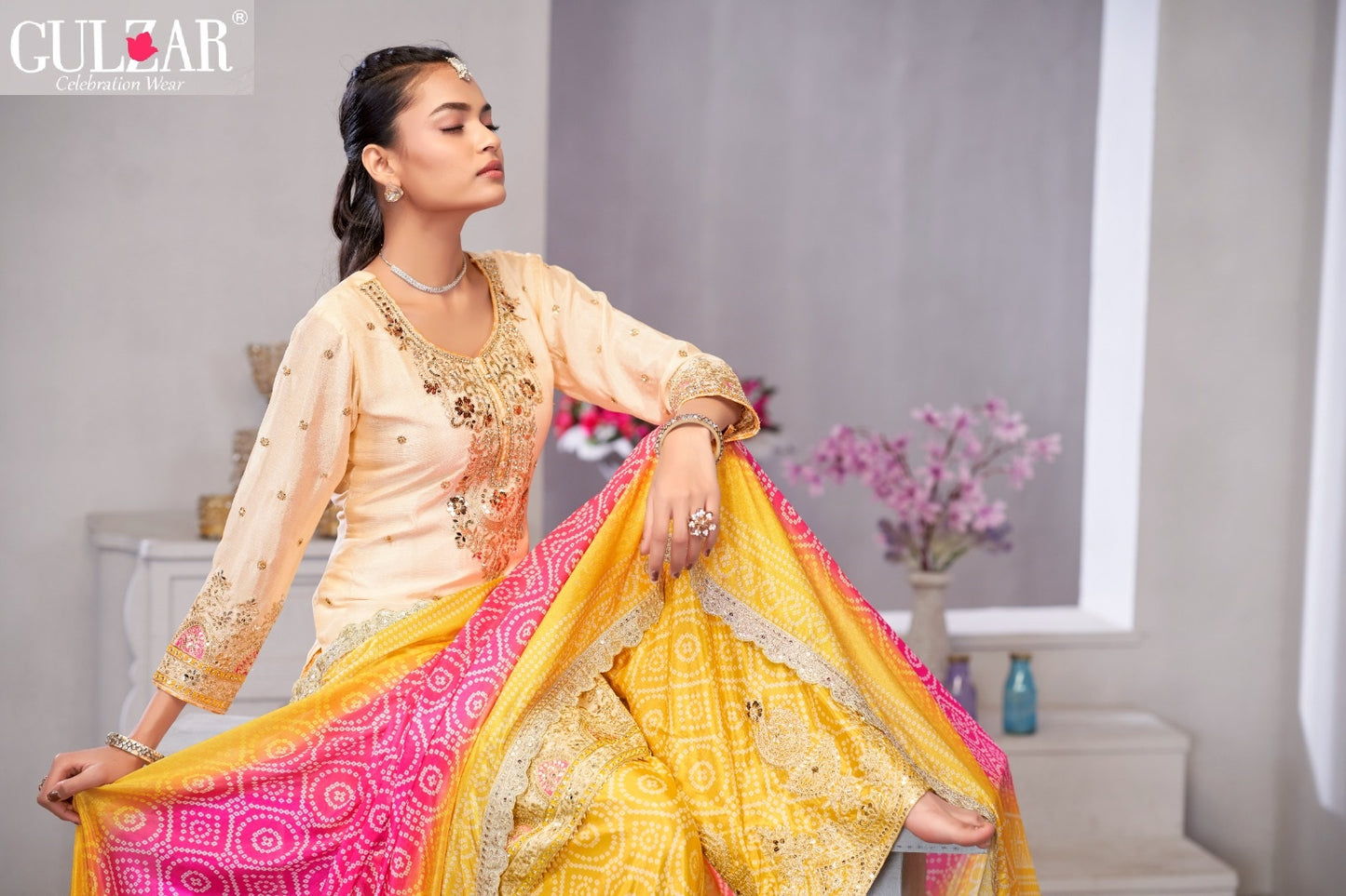 Suroor Gulzar Chinon Readymade Suits Exporter India