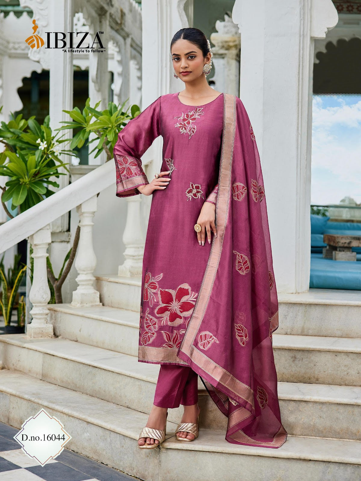 Suroor Ibiza Banglori Silk Pant Style Suits Supplier India