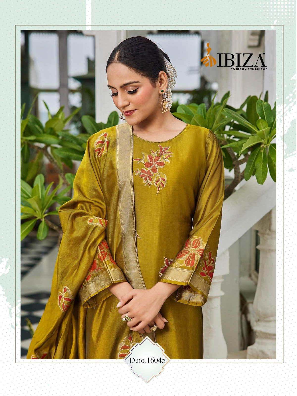 Suroor Ibiza Banglori Silk Pant Style Suits Supplier India