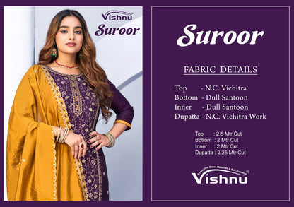Suroor Vishnu Impex Vichitra Pant Style Suits Manufacturer India
