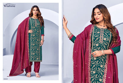 Suroor Vishnu Impex Vichitra Pant Style Suits Manufacturer India
