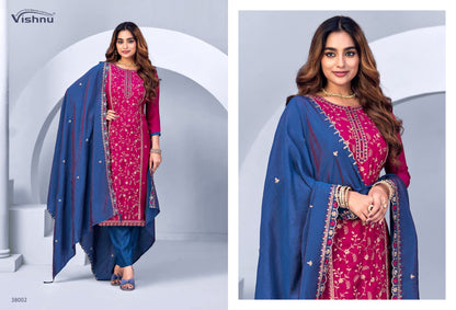 Suroor Vishnu Impex Vichitra Pant Style Suits Manufacturer India