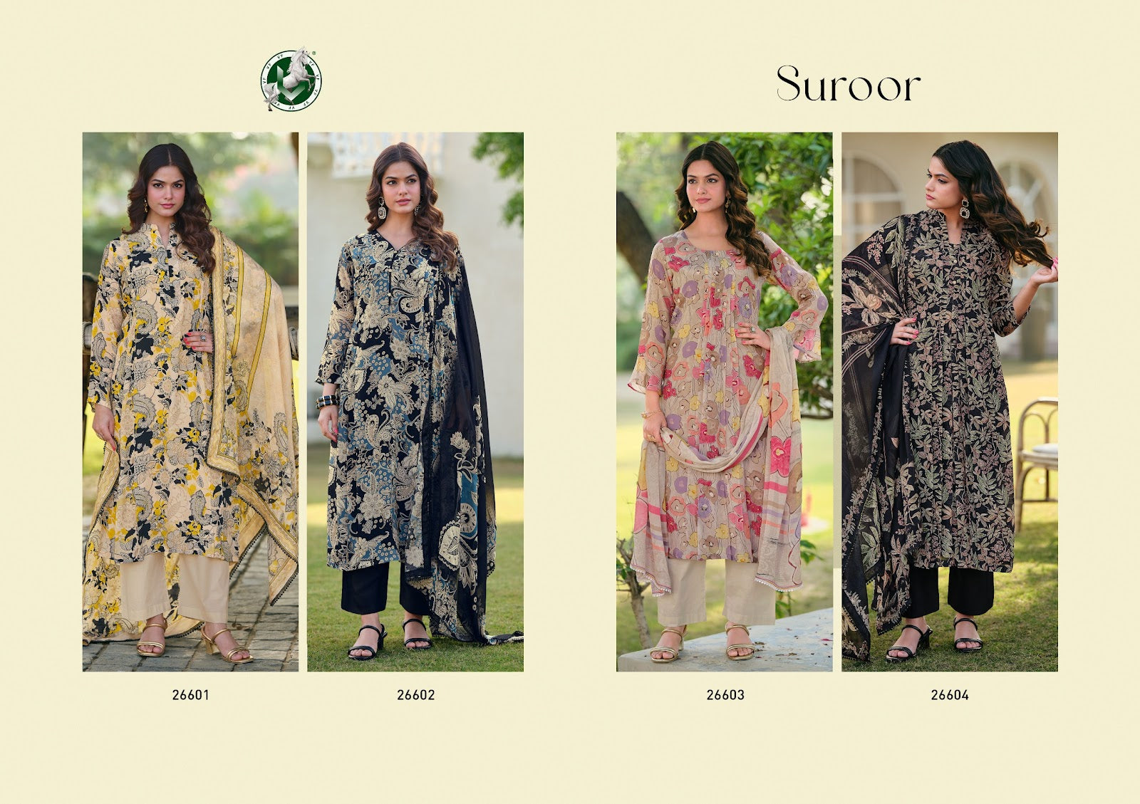 Suroor Vivek Bemberg Pant Style Suits Manufacturer Ahmedabad
