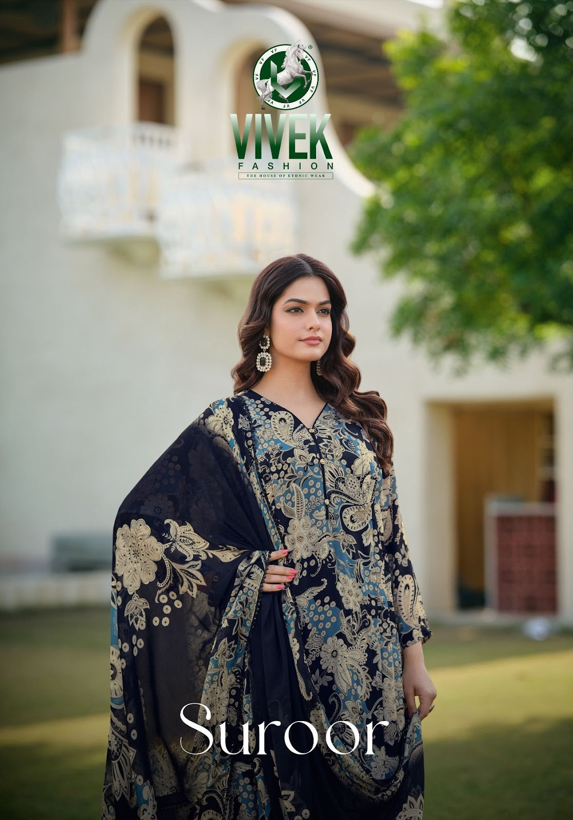 Suroor Vivek Bemberg Pant Style Suits Manufacturer Ahmedabad