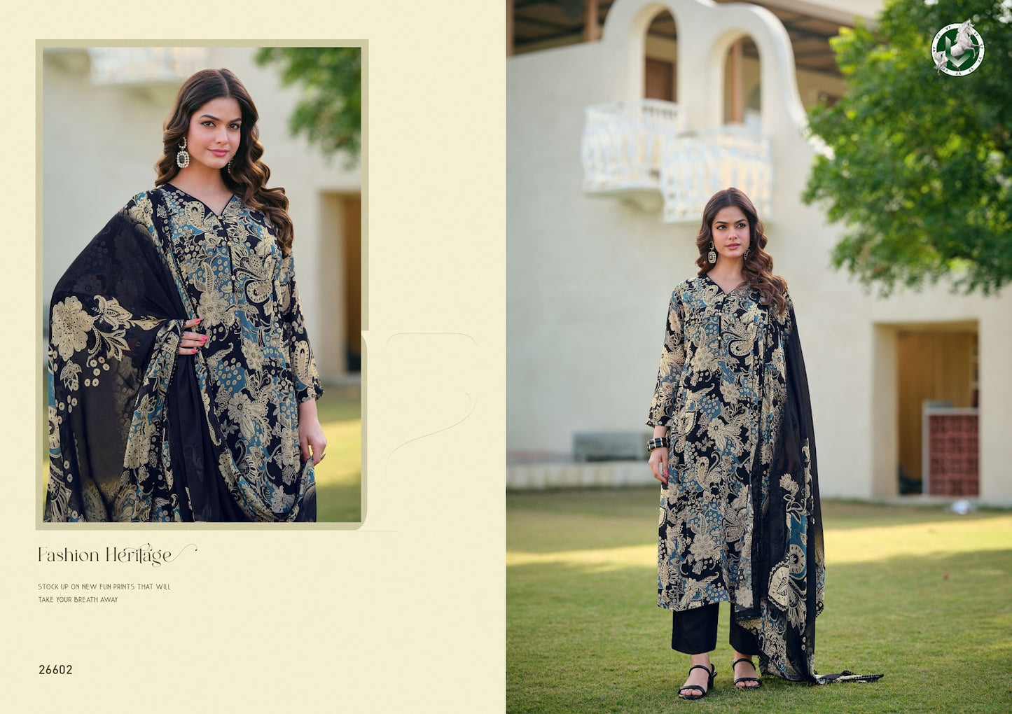 Suroor Vivek Bemberg Pant Style Suits Manufacturer Ahmedabad