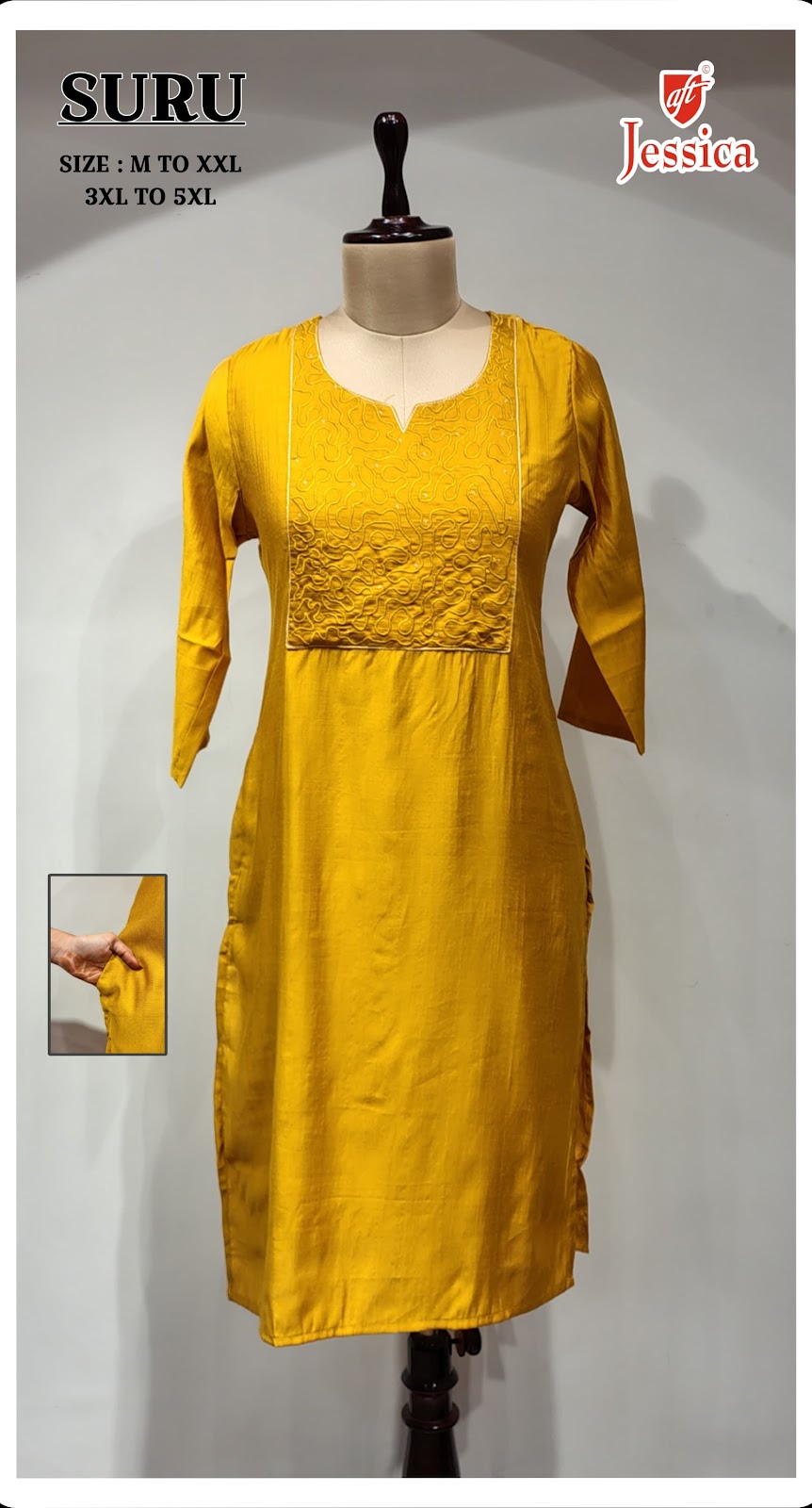 Suru 191125 Jnx Straight Cut Kurtis Wholesale Price
