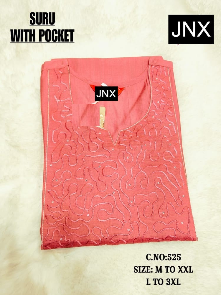 Suru 2012 Jnx Vertican Straight Cut Kurtis Wholesaler