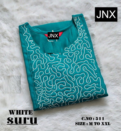 Suru 2012 Jnx Vertican Straight Cut Kurtis Wholesaler