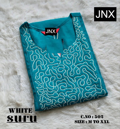 Suru 2012 Jnx Vertican Straight Cut Kurtis Wholesaler