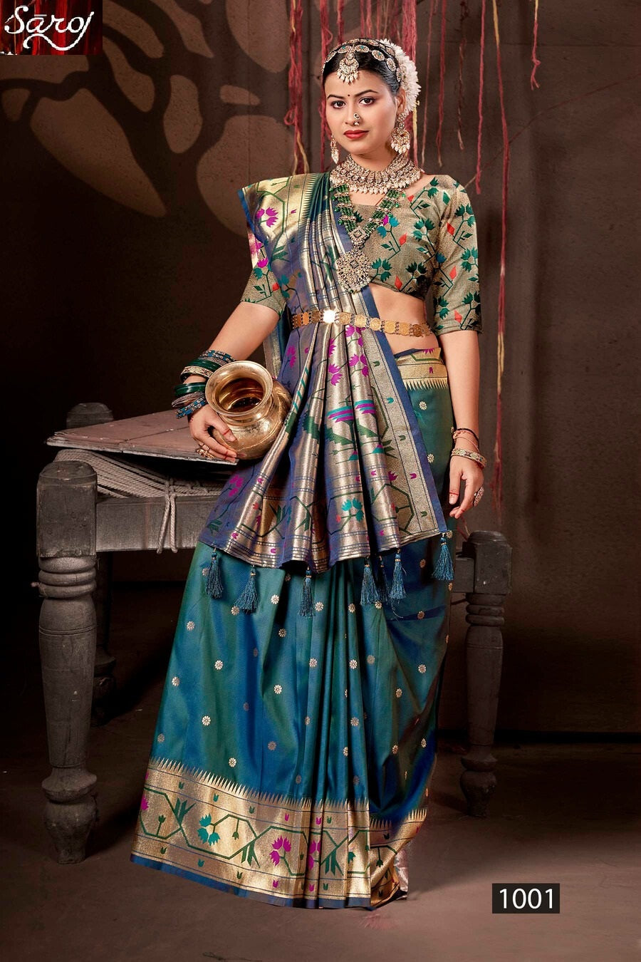 Surya Paithani Saroj Silk Sarees Exporter Gujarat