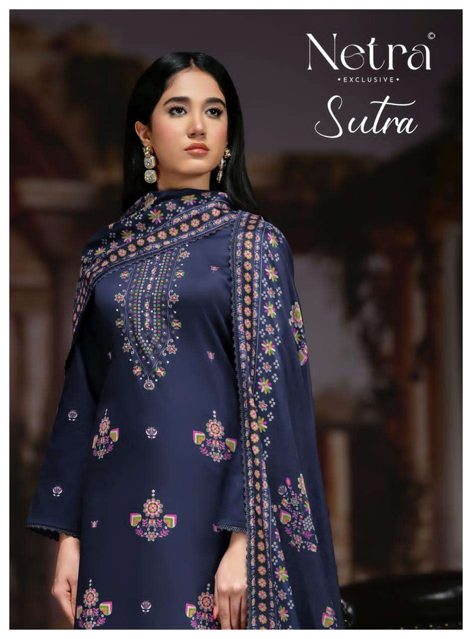 Sutra Netra Pure Cotton Pant Style Suits Wholesale Price
