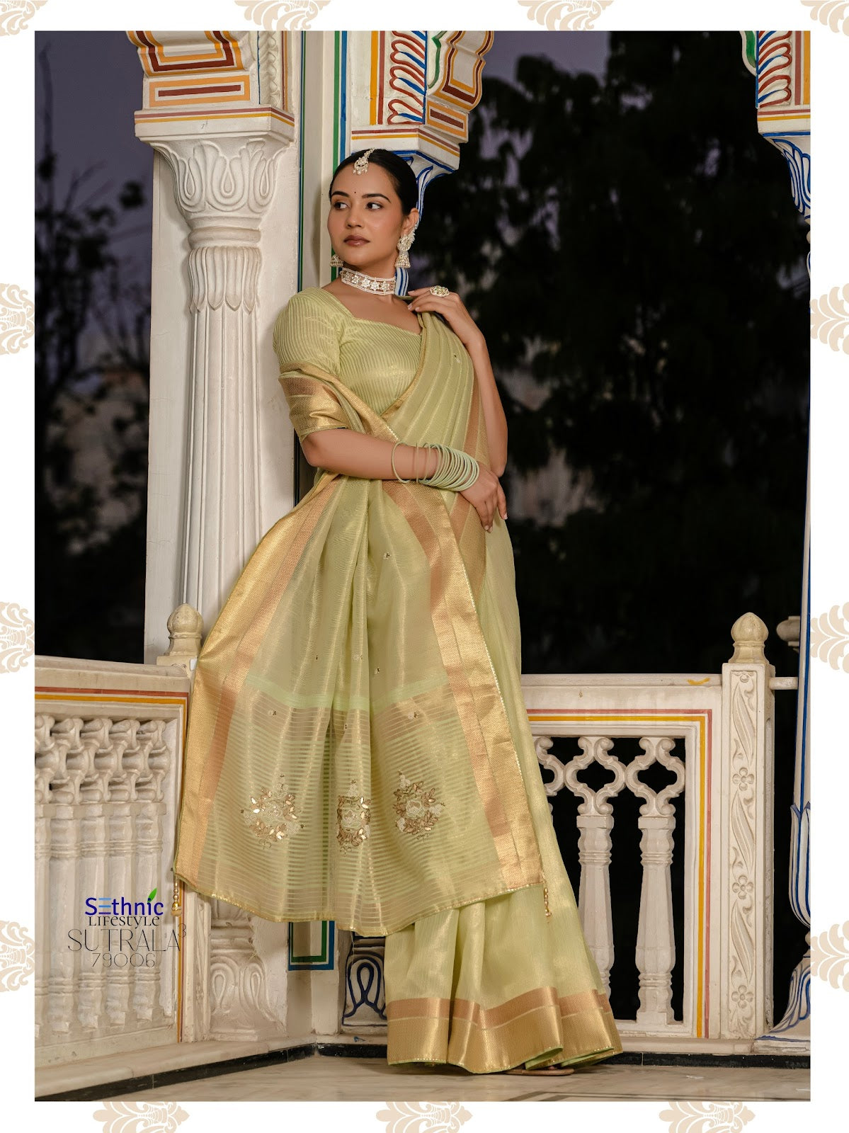Sutrala Vol 3 Sethnic Tissue Sarees Wholesale Price